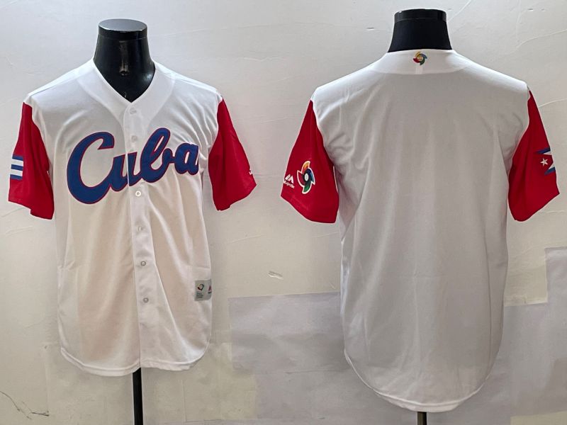 Men 2025 World Cup Blank White Nike MLB Jersey style 3262
